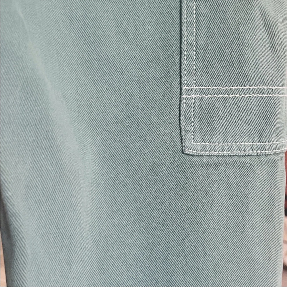 Pacsun 90s BF Carpenter Pants SZ 24 Teal Y2K Style Pockets Utility Classic - Picture 7 of 10
